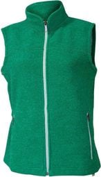 Gilet sans manches en laine pour femme Beata Perruche-vert