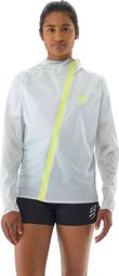 Chaqueta Compressport Hurricane Waterproof 10/10 Mujer Gris