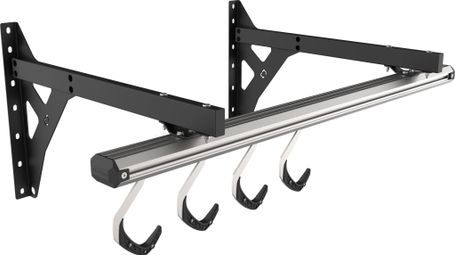 Sistema di stoccaggio a parete per biciclette Stashed SpaceRail per 4 biciclette