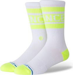 Stance Boyd Crew Socks, Yellow/White
