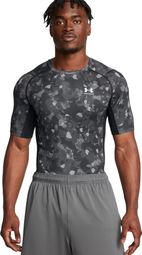 Under Armour HeatGear Men's Black/White Compression Jersey