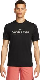 Maglia a maniche corte Nike Dri-FIT Uomo Nero