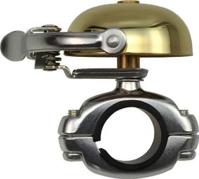 Sonnette Vélo   -  Mini Suzu   -  Or   -  Die Cast Mount   -  Crane Bell
