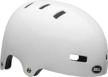 Bell Local White Bolt Helm