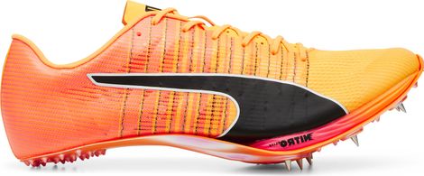 Chaussures d'Athlétisme Puma evoSPEED Sprint NITRO 2 Orange Rose Unisexe