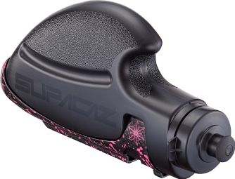 Supacaz TriFly Carbon Neon Pink Bottle Holder with Aero Bottle