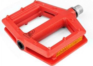 PEDALES BMX PLATES VP-538 ROUGE