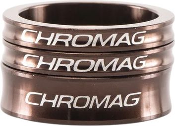 Distanziatori per sterzo Chromag 5/5/10 bronzo
