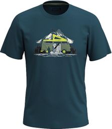 SmartWool River Van Graphic T-Shirt Blue