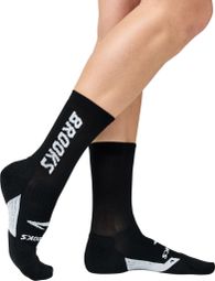 Brooks Ghost Crew Socks - Black