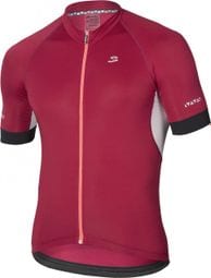 Spiuk Helios Short Sleeves Jersey Maroon Red