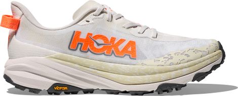 Chaussures Trail Hoka Speedgoat 6 Blanc/Orange Homme