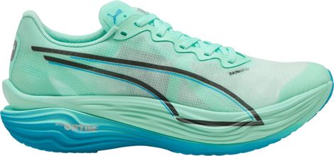 Chaussures Running Puma Deviate Nitro Elite 3 Vert/Bleu Homme