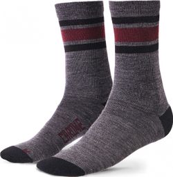 Calcetines Cromados Merino Crew Charcoal Andorra / Grey