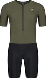 Combinaison Trifonction Unisexe Manches Courtes Rogelli Florida Noir/Vert