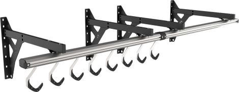 Sistema di stoccaggio a parete per biciclette Stashed SpaceRail per 8 biciclette