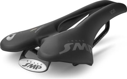 Sella SMP VT20 con binari in acciaio inossidabile nero