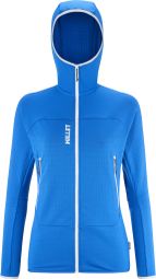 Forro polar Millet Fusion <strong>Grid</strong> azul para mujer