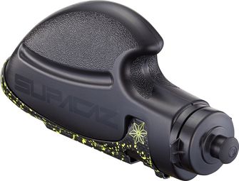 Supacaz TriFly Carbon Neon Yellow Bottle Holder with Aero Bottle