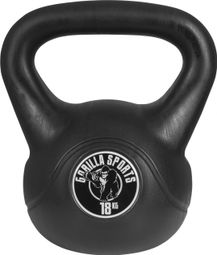 Kettlebells plastique Noires de 2 à 20 KG + Lot de 11 Kettlebells  haltères russes - Poids : 18 KG