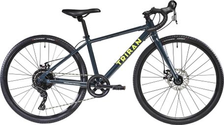 Kinder gravelfiets Triban 520 MicroSHIFT 10V 26'' Groen