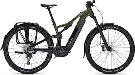 Focus Thron² 6.7 EQP 10V 800Wh Bosch 100 Nm 29'' Groen/Zwart 2025 volledig geveerde elektrische mountainbike