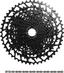 Pack Cassetta Sram NX Eagle PG-1230 12V + Catena Sram NX Eagle 12V 126 maglie Powerlock