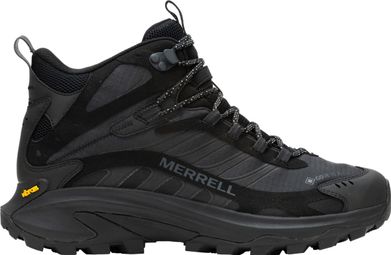 Chaussures de Randonnée Merrell Moab Speed 2 Mid Gore-Tex Noir