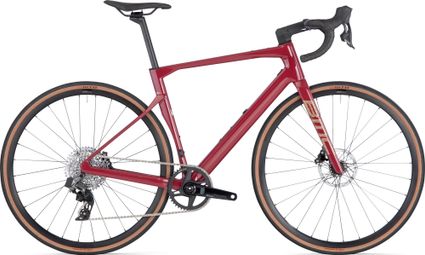 BMC Roadmachine X Tweewieler Sram Rival XPLR eTap AXS 12S 700 mm Donkerrood