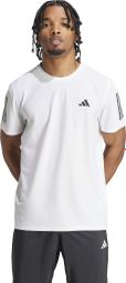 Maillot manches courtes adidas Own The Run Blanc Homme