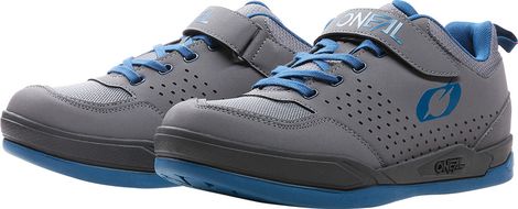 Paire de Chaussures VTT O'Neal FLOW SPD V.22 Gris/Bleu