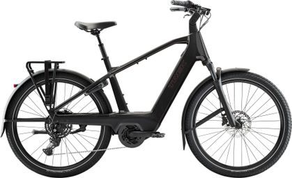 Vélo de Ville Électrique Trek Charter+ 4 R9 Stepover Shimano Cues 9V 800Wh 700 mm Noir 2026
