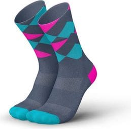 Incylence Peaks Running Socks Blau Pink