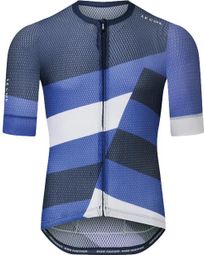 Le Col Pro Air Korte Mouw Trui Blauw