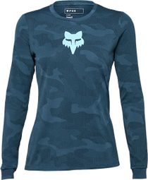 Maillot Manches Longues Femme Fox Ranger TruDri Bleu