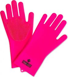 Muc-Off Deep Scrubber Gloves Pink