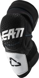 Genouillères Courtes Leatt 3DF Hybrid Blanc / Noir