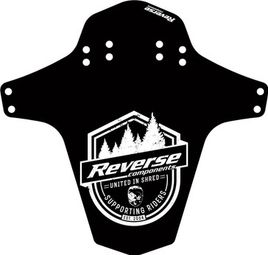 Guardabarros trasero / delantero Reverse Supporting Riders Mudfender Black / White