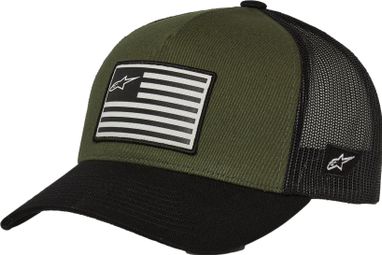 AlpineStars Vlag Cap Groen/Zwart