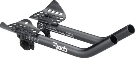 Deda Parabolica Uno Lenkerverlängerungen Aluminium 31,7 mm Schwarz + Spacers Kit