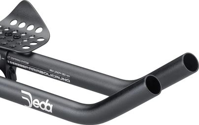 Prolongateurs Deda Parabolica Uno Aluminium 31.7 mm Noir + Entretoises de Rehausse — vue 2
