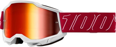 100% Accuri 2 Redline Goggles / Red Mirror Lens