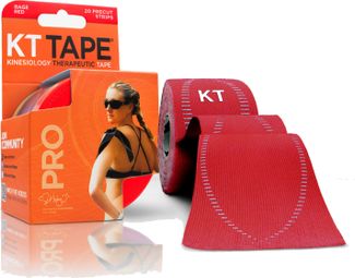 Bande prédécoupée KT TAPE PRO Rouge 20 bandes