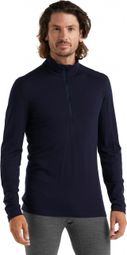 Icebreaker 200 Oasis Half Zip Long Sleeve Jersey Dark Blue