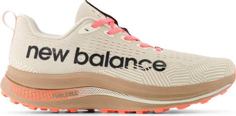 New Balance FuelCell SuperComp Trail Trail Beige/Rot Herrenschuhe