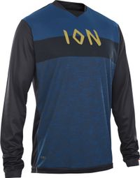 ION Scrub AMP Langarmtrikot Blau / Schwarz