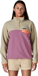 Patagonia Lightweight Synchilla Snap-T fleecevest Beige/Roze Dames