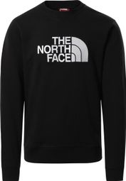 The North Face Drew Peak Crew Sweatshirt Black White