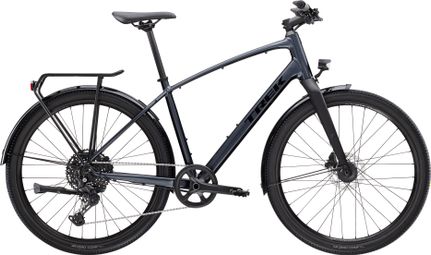 Trek Dual Sport 3 Uitgeruste Fitnessfiets Shimano CUES 10V 650mm Grijs 5e Gen