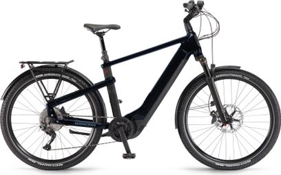 VTC Électrique Winora Yakun 10 Uni Shimano Deore 10V 750 Wh 27.5'' Bleu Foncé 2023